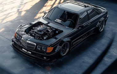 Mercedes W140 7.3 AMG - мощный V12 от Brabus