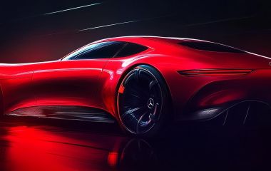 Mercedes AMG Vision GT: грандиозный спортивный автомобиль